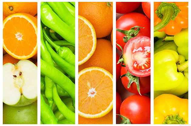 Добавьте в рацион больше фруктов и овощей